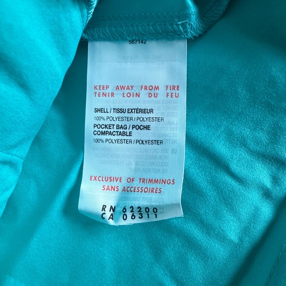 Puma Aqua Blue Windbreaker Jacket - Picture 15 of 16